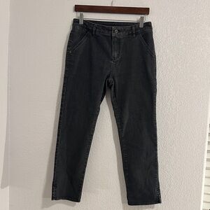 Prana Women's Straight Leg Black Jeans